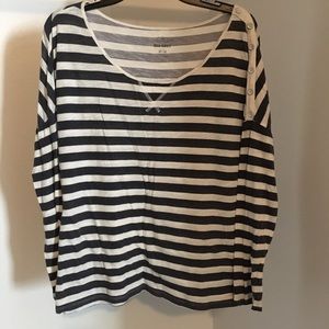 Old Navy Striped Shirt with Button Detail